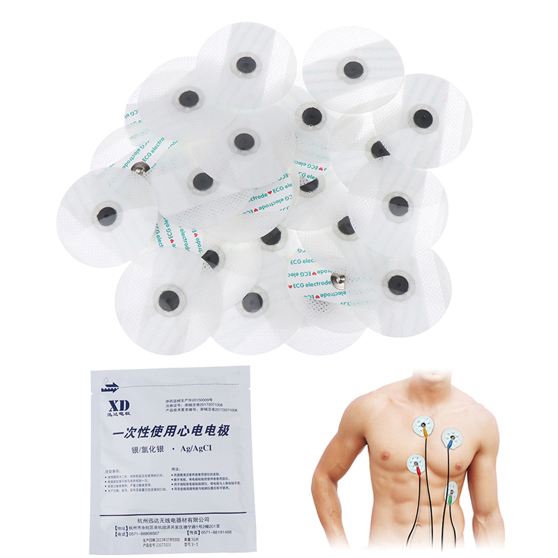 Ecg Patch Monitor - 50 ピース/バッグ電極パッチ医療使い捨て ECG EKG アクセサリー不織布電極パッド心電図筋肉刺激装置