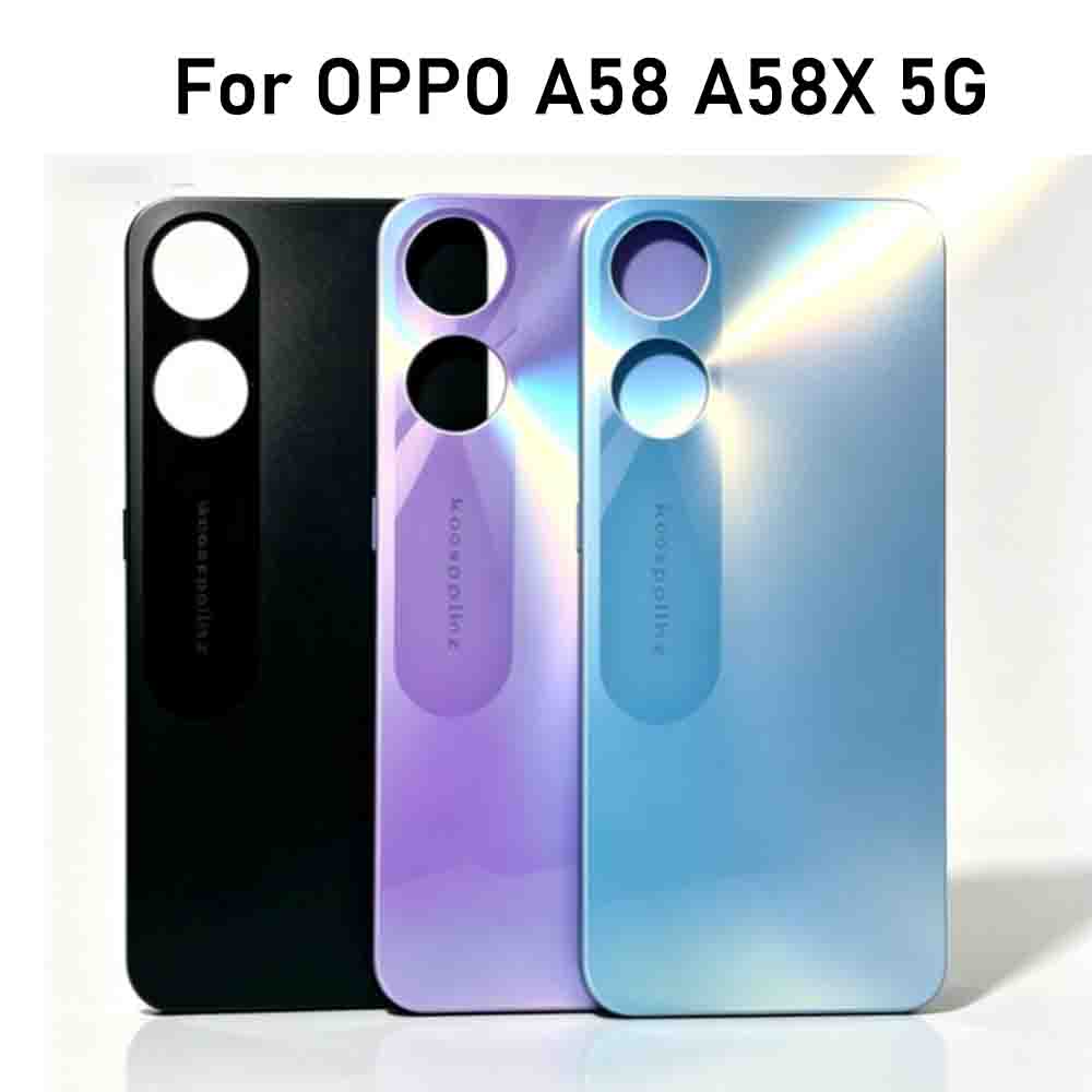 Oppo A78 - 新しいパネル OPPO A58 A58X 5G バックガラスカバー