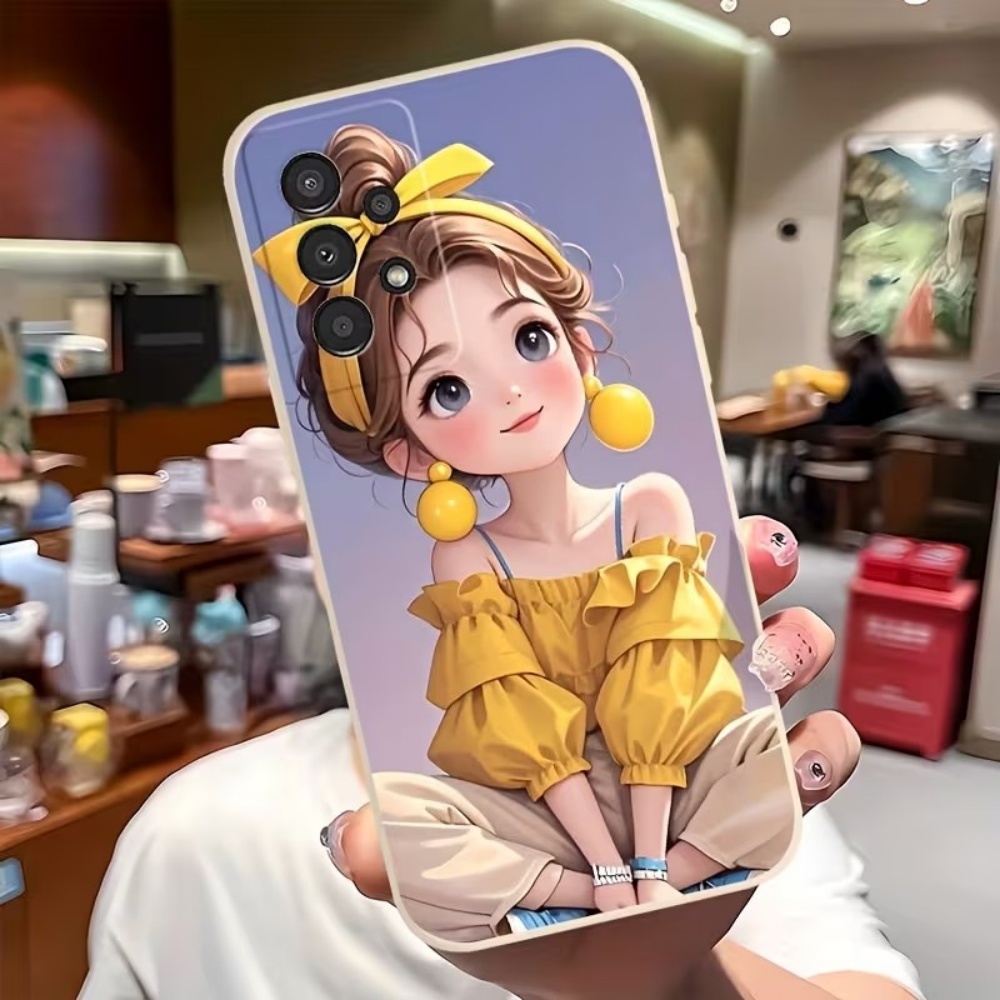 Samsung Galaxy S25 - かわいい漫画の女の子柄デザインのスマホケース、Samsung Galaxy S26 S25 S24 S23