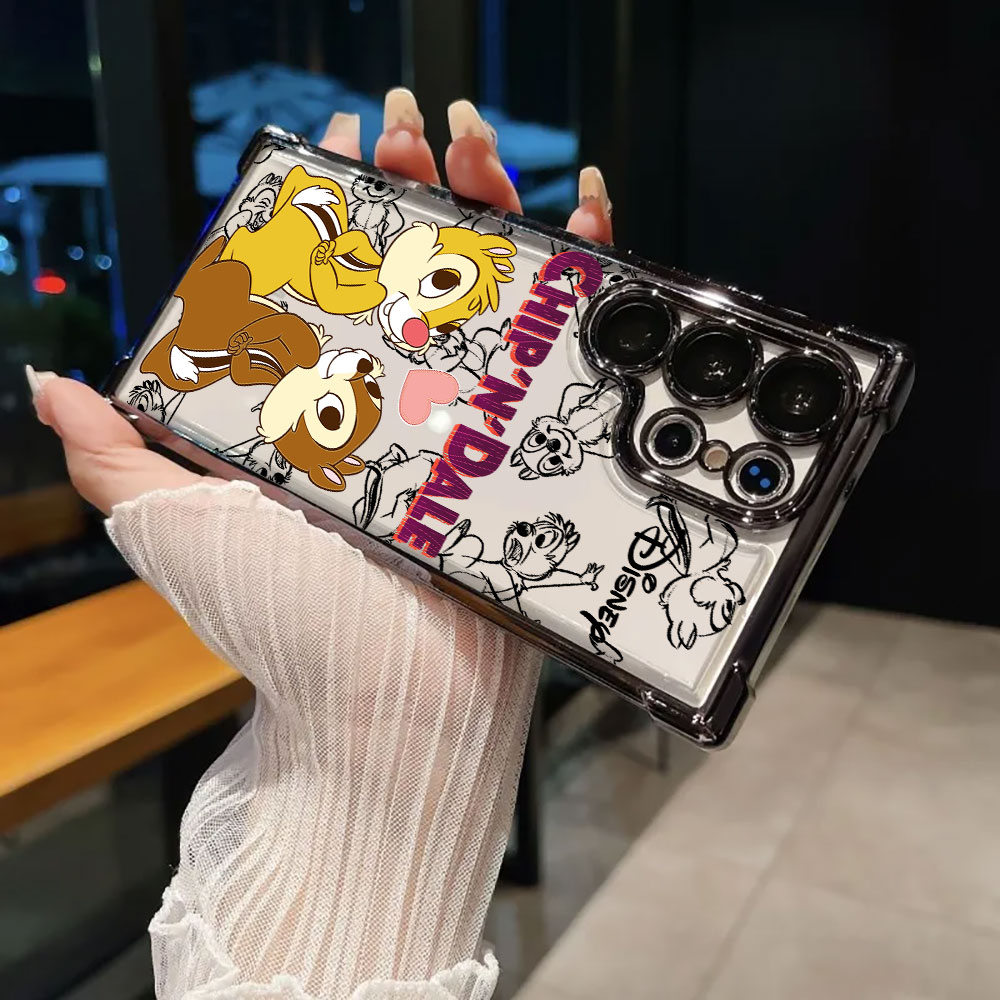 カートゥーン チップ＆デール ケース Samsung Gal - Samsung Galaxy S25 のレビューと価格