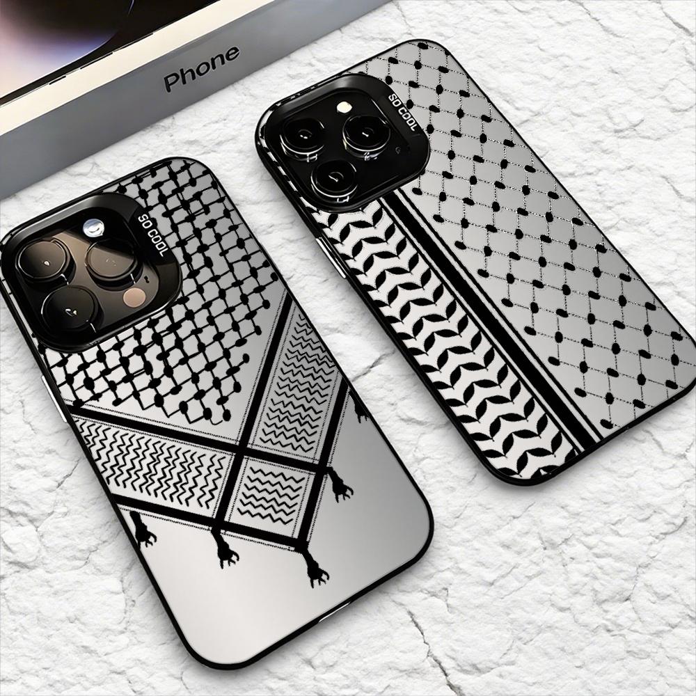 ケフィエ・パレスチナ柄 iPhoneケース iPhone 1 - Apple Iphone 15 Pro Max のレビューと価格
