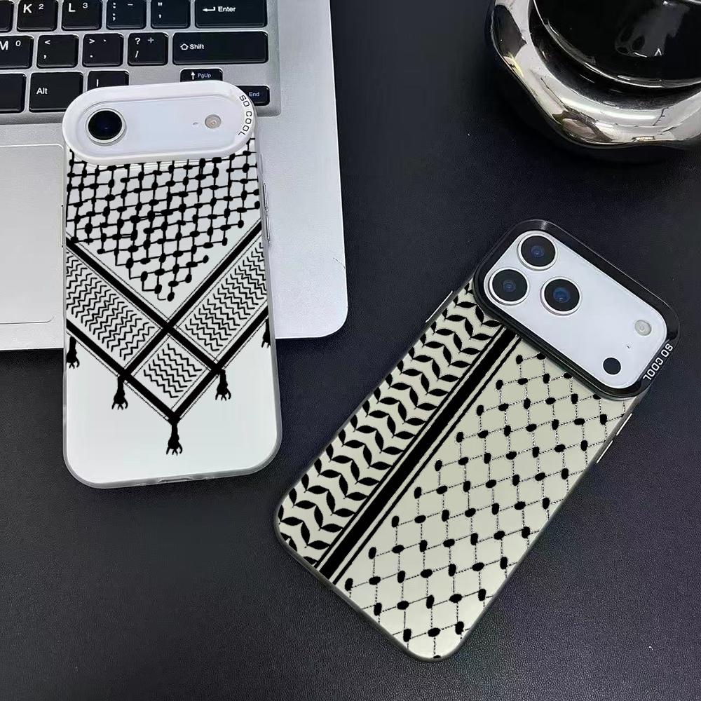 ケフィエ・パレスチナ柄 iPhoneケース iPhone 1 - Apple Iphone 15 Pro Max のレビューと価格