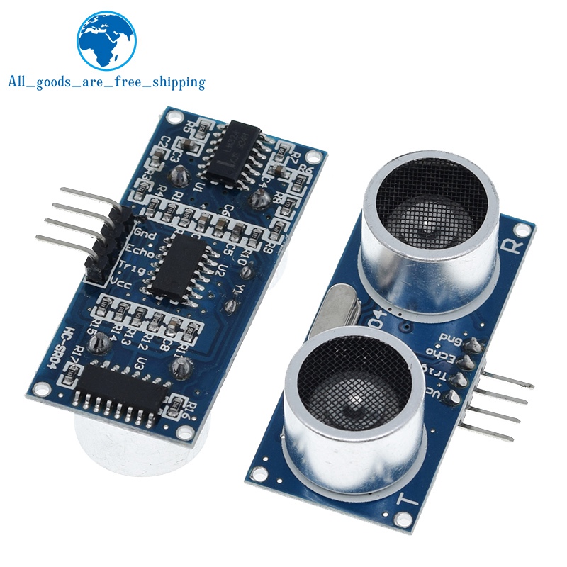 TZT 超音波センサー HC-SR04 HCSR04 世界へ - Muscle Sensor Emg のレビューと価格
