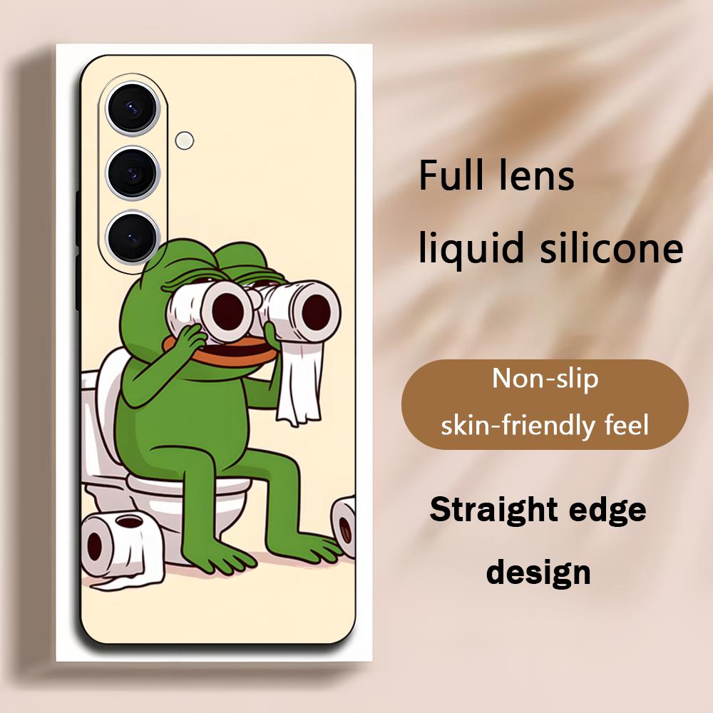 悲しいペペのカエルが描かれたクールなスマホケース、Samsu - Samsung Galaxy S25 のレビューと価格