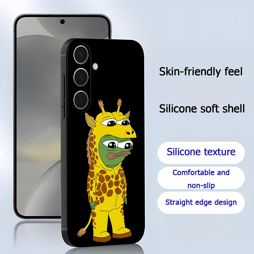 悲しいペペのカエルが描かれたクールなスマホケース、Samsu - Samsung Galaxy S25 のレビューと価格