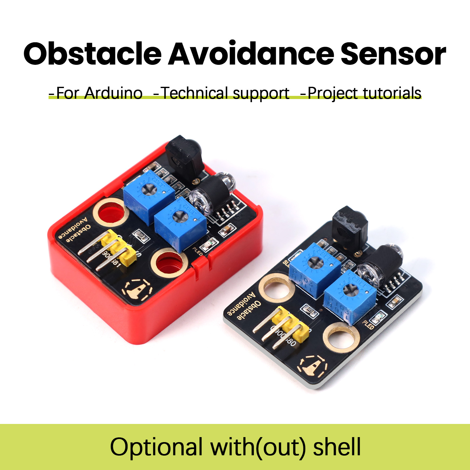 赤外線障害物回避センサー & シングルライントレースセンサー - Muscle Sensor Emg のレビューと価格