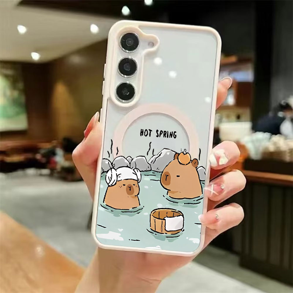 カラートランスペアレント磁気吸着スマホケース Samsung - Samsung Galaxy S25 のレビューと価格