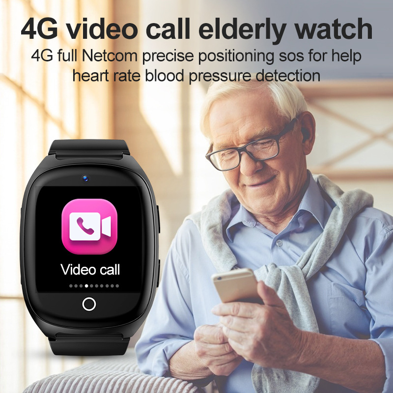 高齢者向けスマートウォッチ、転倒検知機能付き、4G SIMカ - Fall Detection Watch のレビューと価格