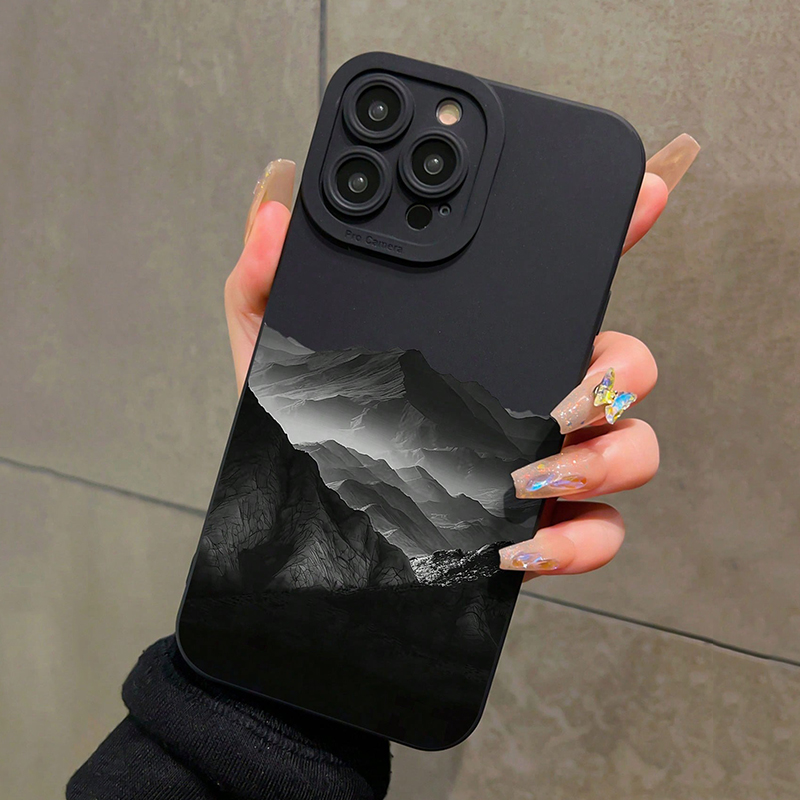ブラックマウンテン INSデザイン シリコン製スマホケース  - Xiaomi Redmi Note 14 のレビューと価格