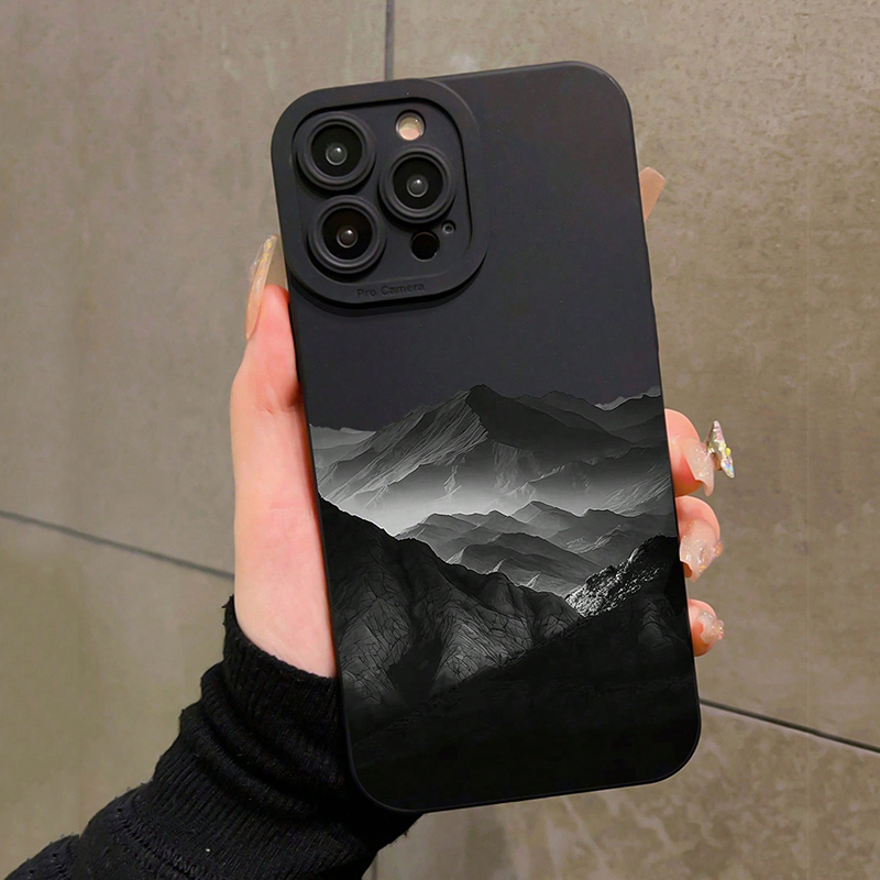 ブラックマウンテン INSデザイン シリコン製スマホケース  - Xiaomi Redmi Note 14 のレビューと価格