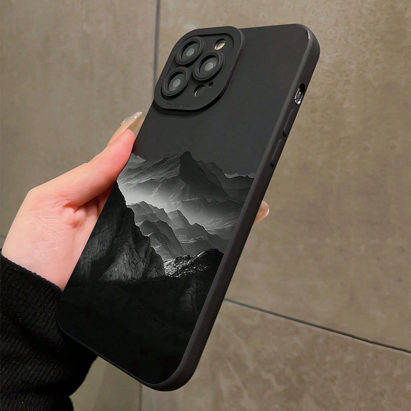 ブラックマウンテン INSデザイン シリコン製スマホケース  - Xiaomi Redmi Note 14 のレビューと価格