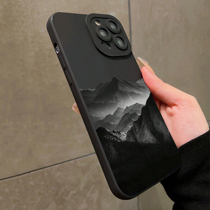 ブラックマウンテン INSデザイン シリコン製スマホケース  - Xiaomi Redmi Note 14 のレビューと価格